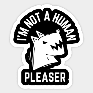 Funny Dog Design Sticker